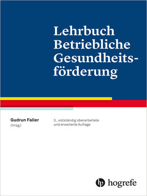 cover image of Lehrbuch Betriebliche Gesundheitsförderung